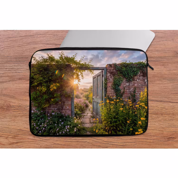 Laptophoes - Deur - Tuin - Natuur — 2