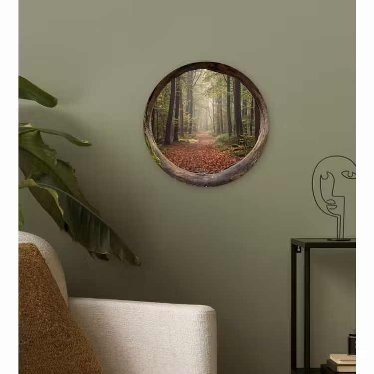 Wandcirkel - Glas - Boom - Bos - Natuur — 3