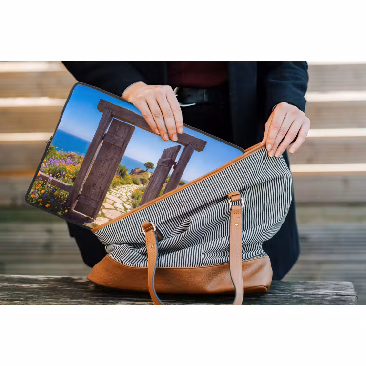 Laptophoes - Poort - Pad - Zee — 4