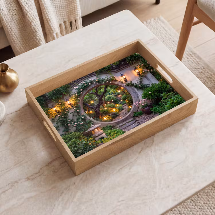 Dienblad - Poort - Tuin - Verlichting — 2