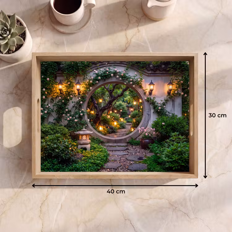 Dienblad - Poort - Tuin - Verlichting — 9