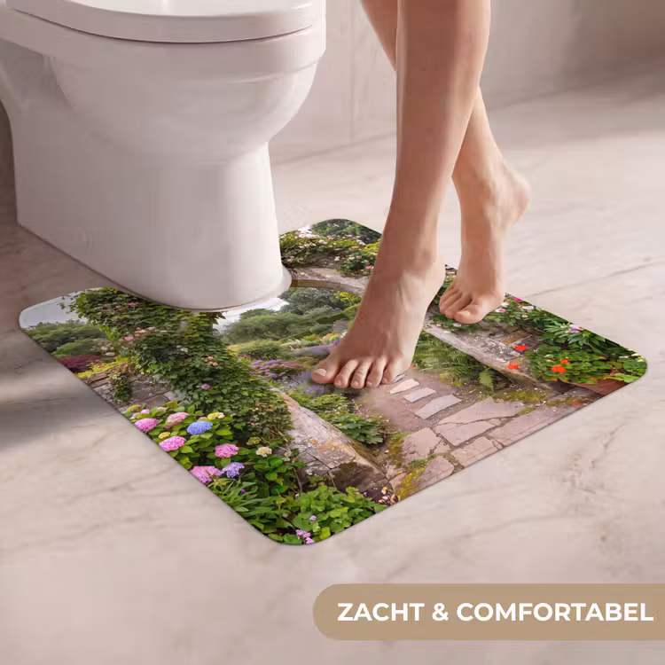 Wc Mat - Tuin - Bloemen - Pad — 5