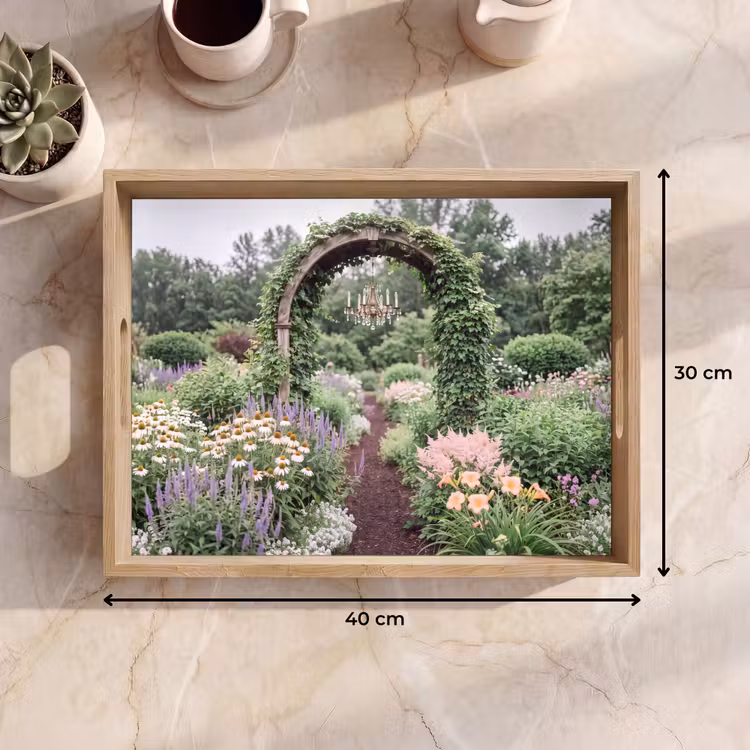 Dienblad - Boog - Tuin - Natuur — 9