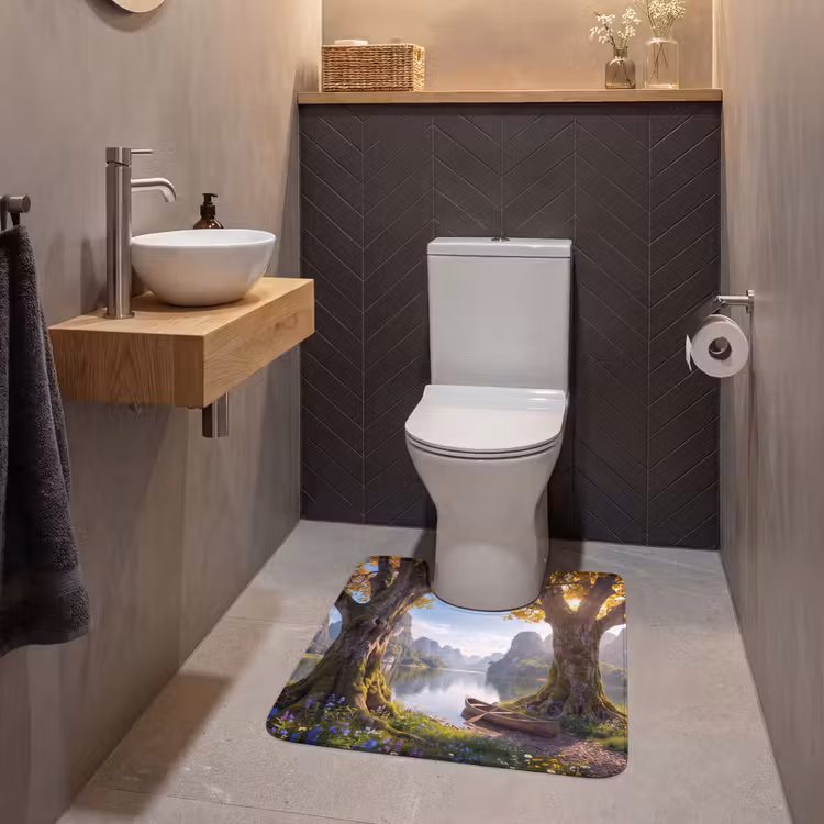 Wc Mat - Natuur - Meer - Bergen — 2