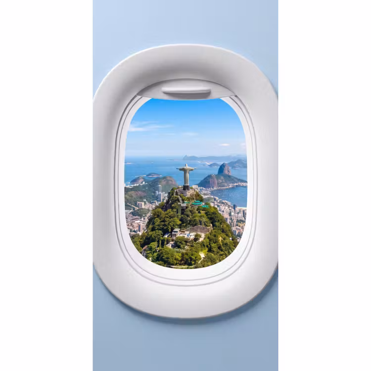 Behang - Standbeeld - Rio - Uitzicht — 2