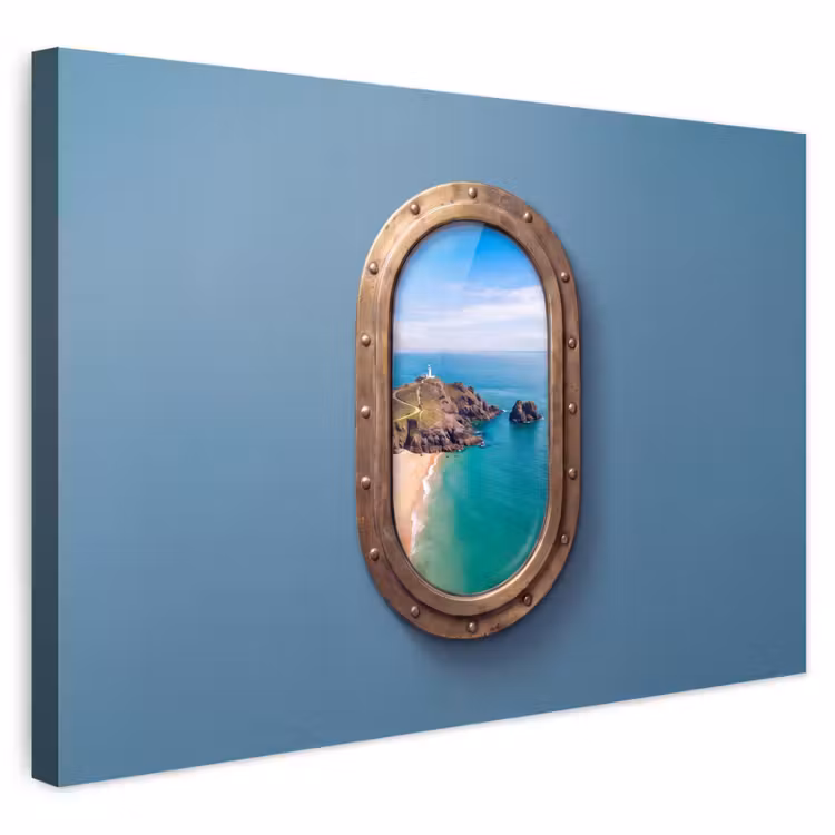 Buiten canvas - Vuurtoren - Kust - Zee — 1