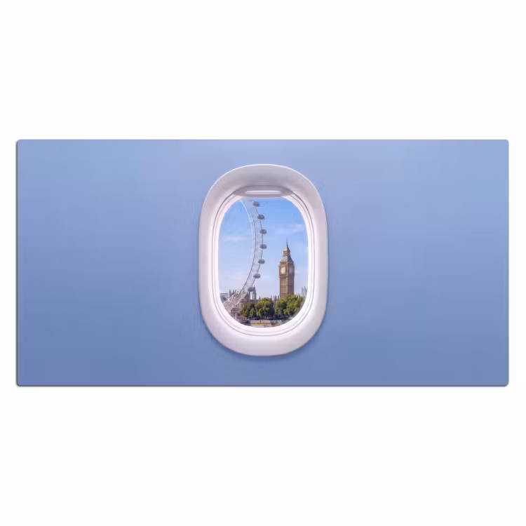 Bureau onderlegger - Reuzenrad - Toren - Stad — 2