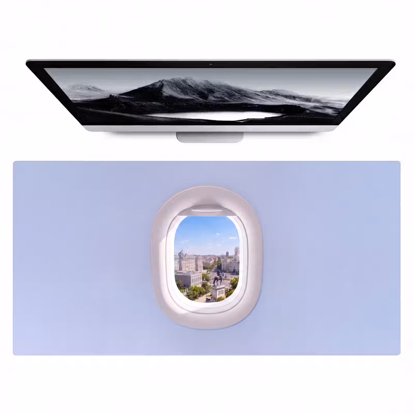 Bureau onderlegger - Stad - Uitzicht - Reizen — 1
