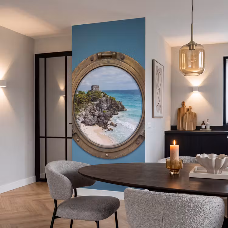 Behang - Gebouw - Strand - Zee — 5