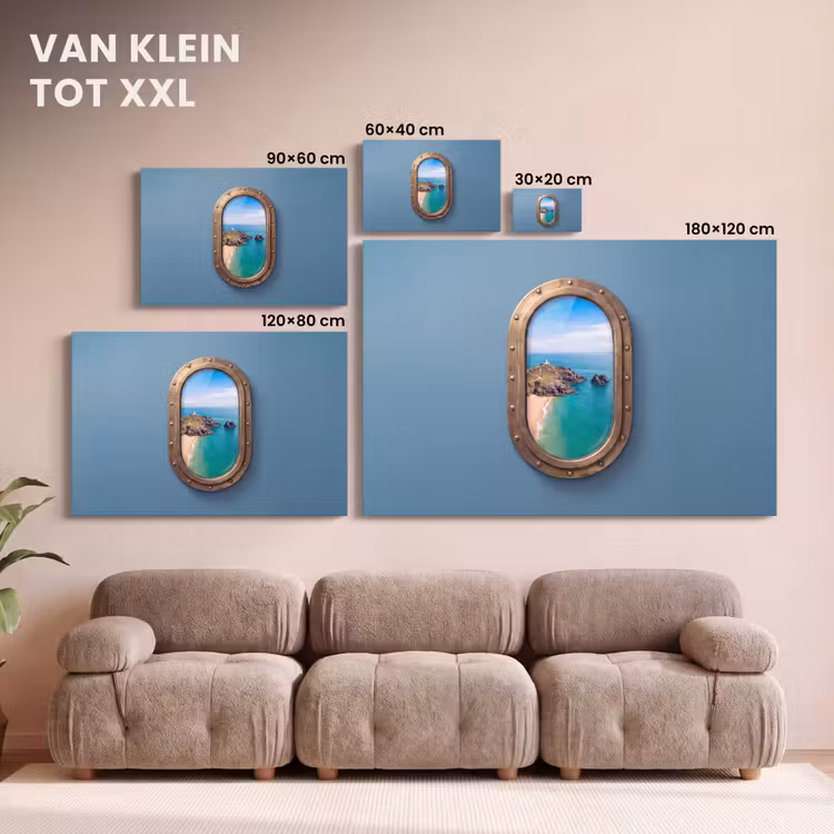 Canvas schilderij - Vuurtoren - Kust - Zee — 8