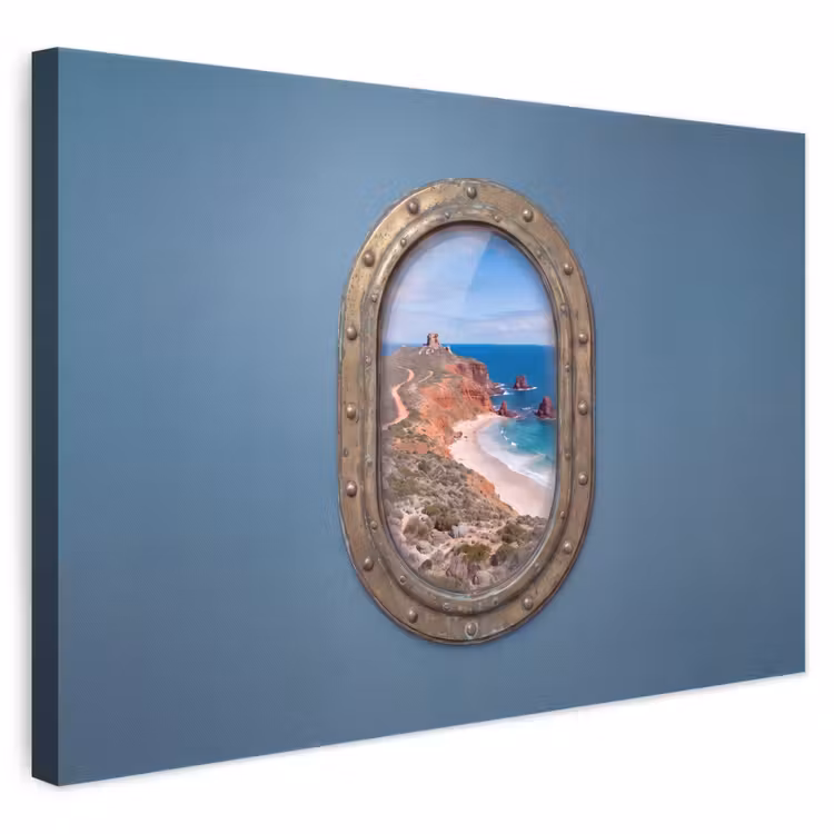Canvas schilderij - Patrijspoort - Kust - Zee — 1