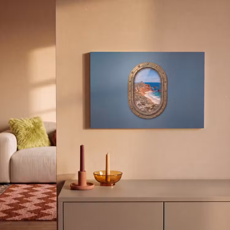 Canvas schilderij - Patrijspoort - Kust - Zee — 2