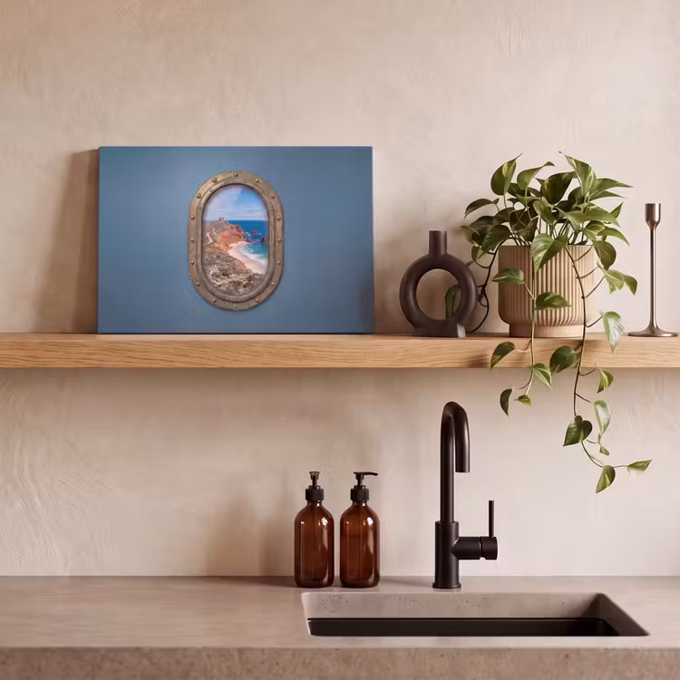 Canvas schilderij - Patrijspoort - Kust - Zee — 4
