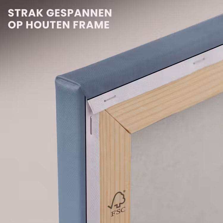 Canvas schilderij - Patrijspoort - Zee - Dorp — 7