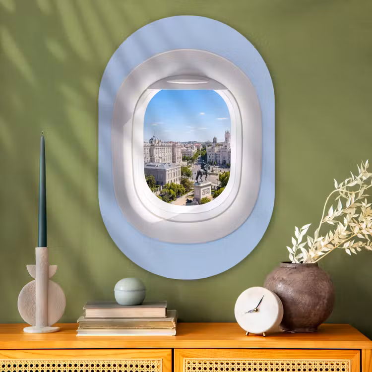 Muurovaal - Glas - Stad - Uitzicht - Reizen — 2