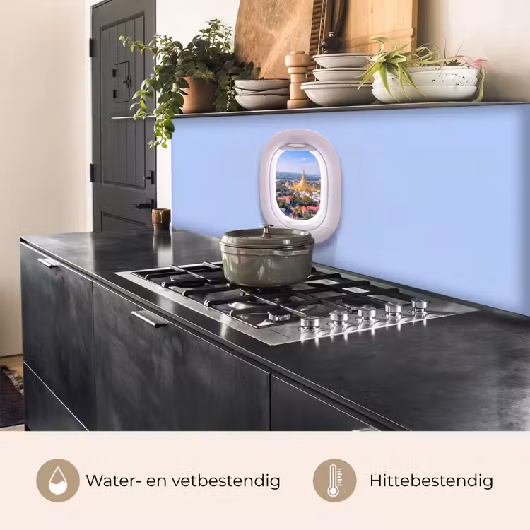 Keuken achterwand - Pagode - Stad - Uitzicht — 3