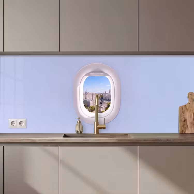 Keuken achterwand - Stad - Uitzicht - Reizen — 1