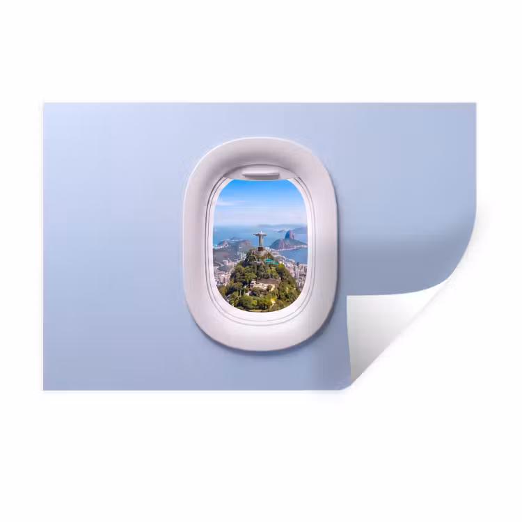 Muursticker - Standbeeld - Rio - Uitzicht — 1