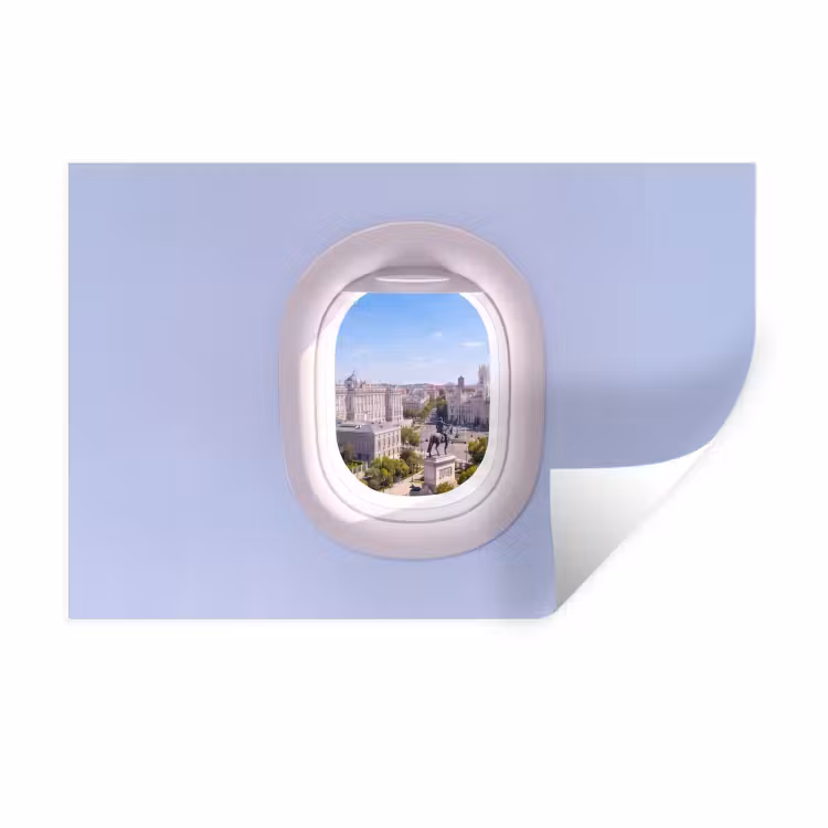 Muursticker - Stad - Uitzicht - Reizen — 1