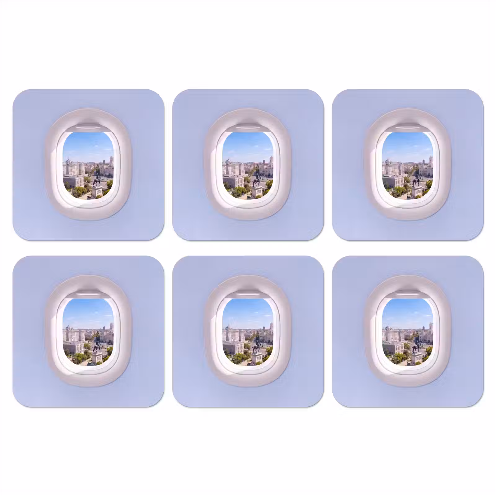 Onderzetter - Stad - Uitzicht - Reizen — 1