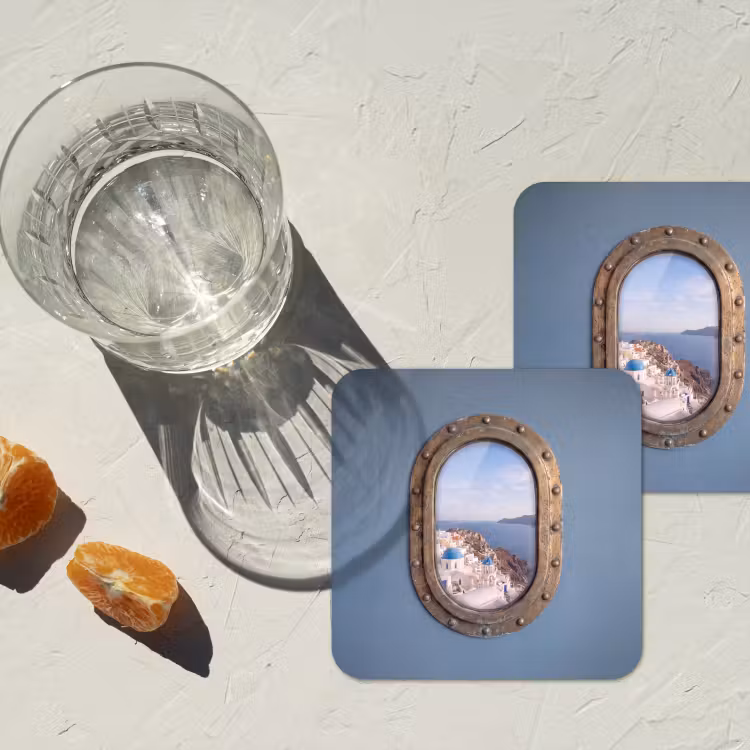 Onderzetter - Patrijspoort - Zee - Dorp — 2