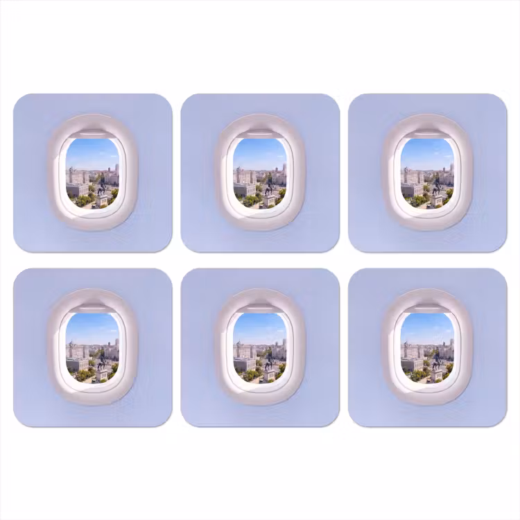 Onderzetter - Stad - Uitzicht - Reizen — 1