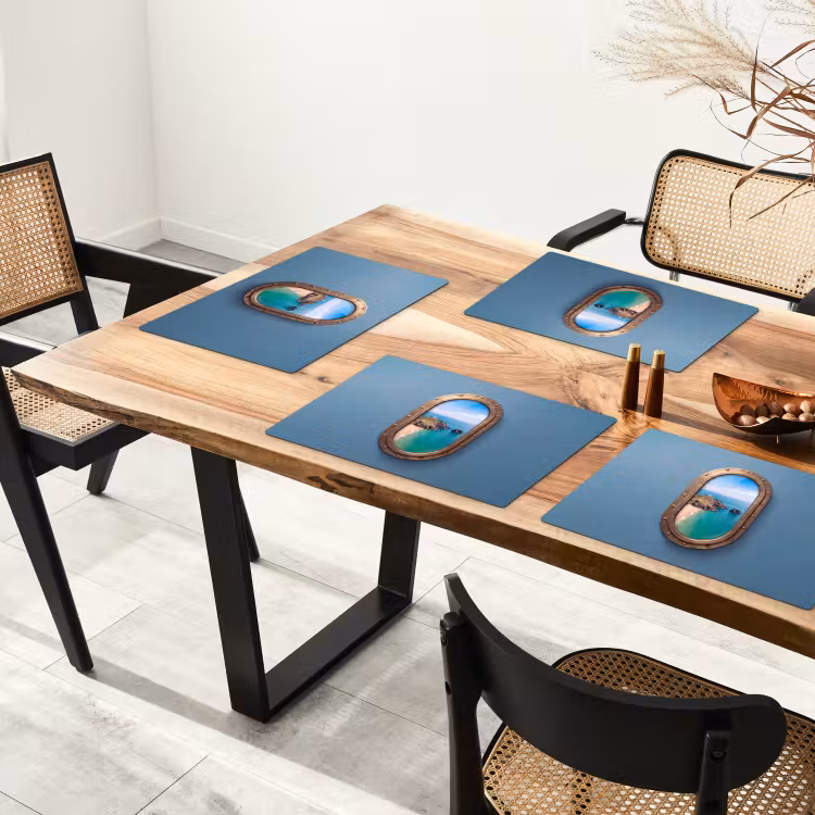 Placemat - 6 stuks - Vuurtoren - Kust - Zee — 3