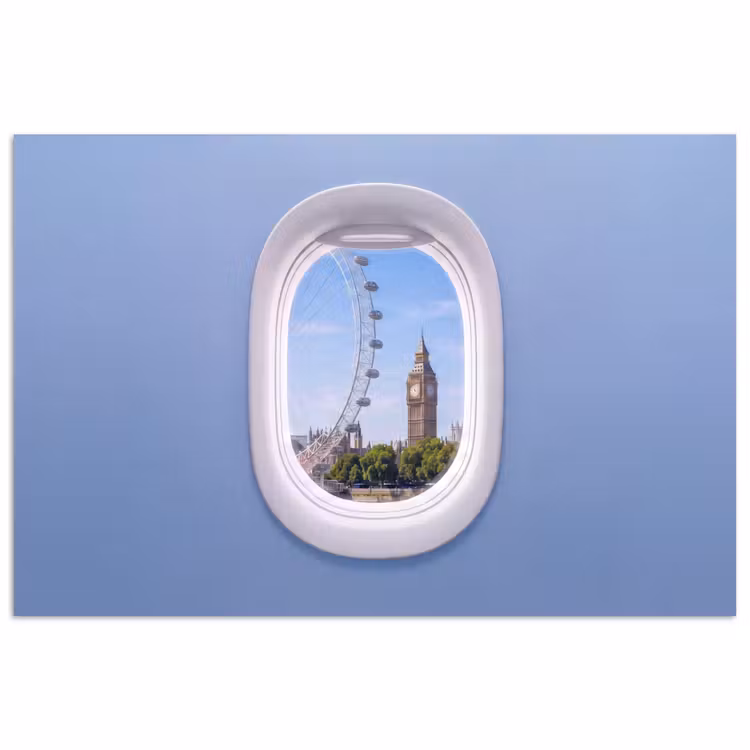 Poster - Reuzenrad - Toren - Stad — 1