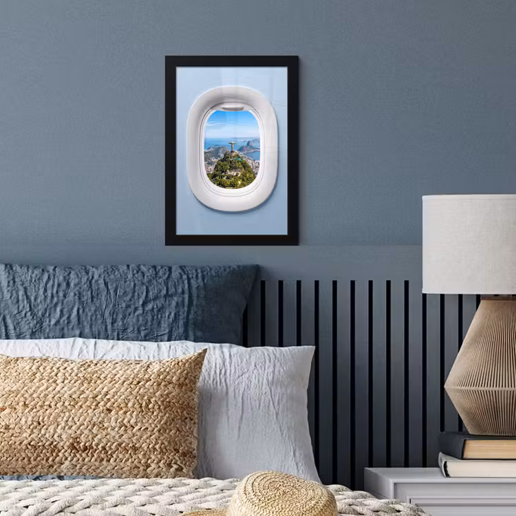 Poster met lijst - Standbeeld - Rio - Uitzicht — 3