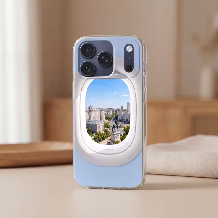Telefoonhoesje Softcase - Stad - Uitzicht - Reizen — 3