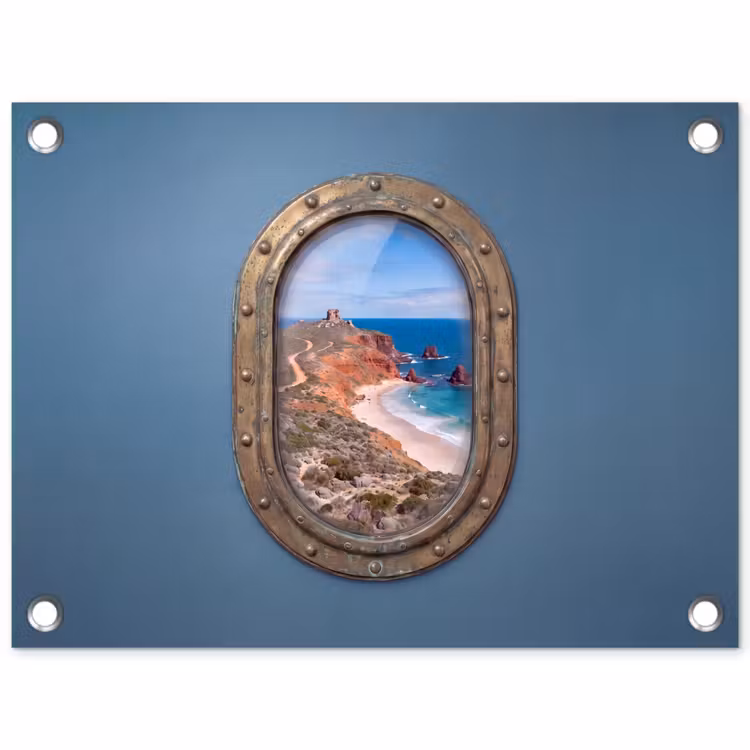 Tuinposter - Patrijspoort - Kust - Zee — 1