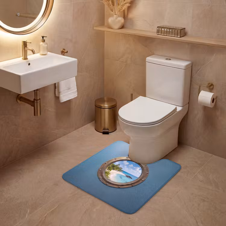 Wc Mat - Patrijspoort - Strand - Zee — 3