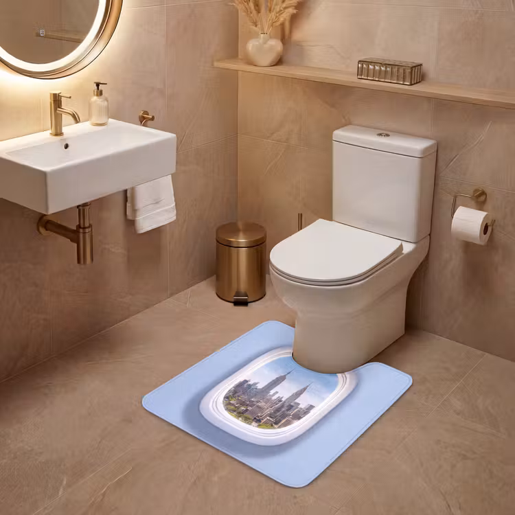 Wc Mat - Stad - Vliegtuig - Uitzicht — 3