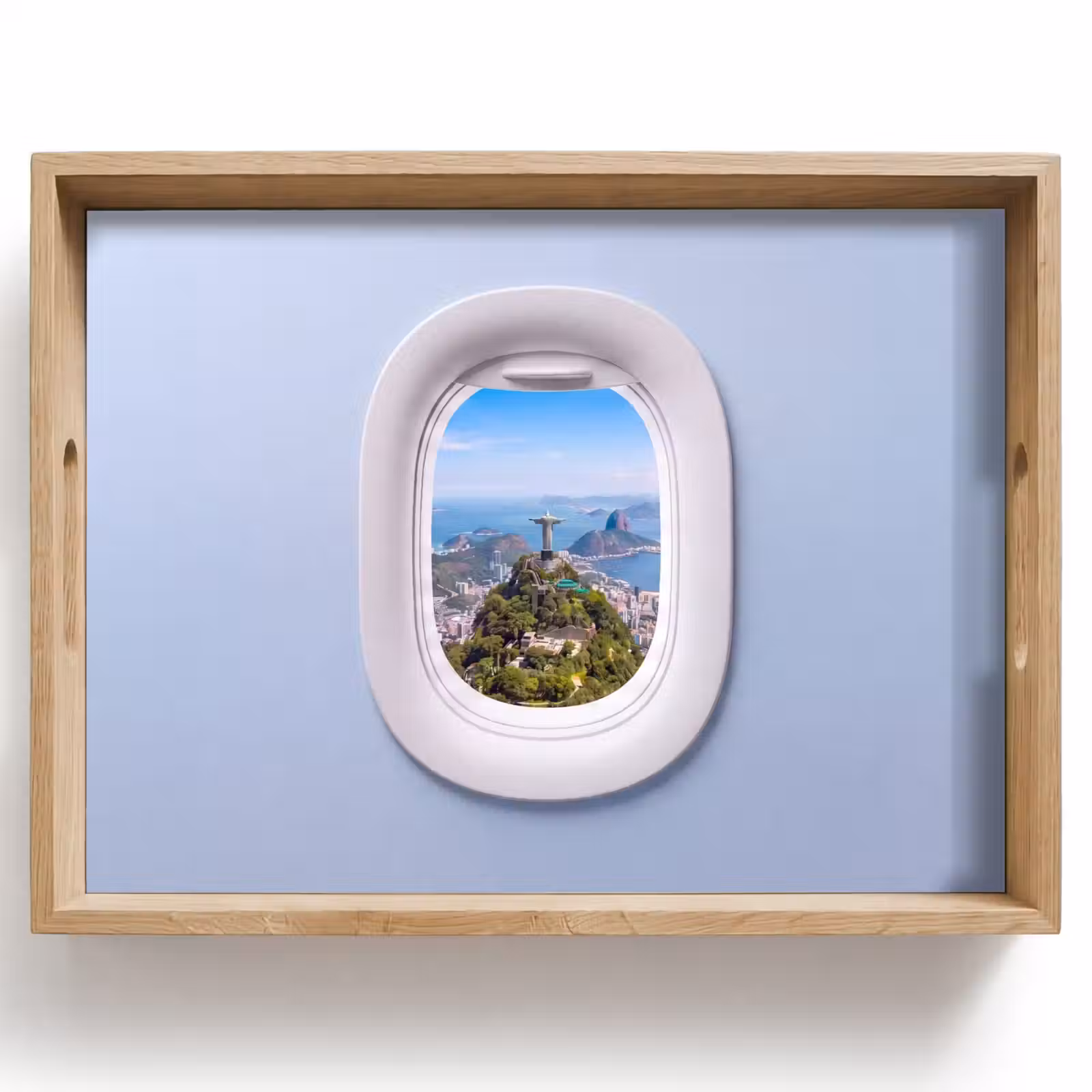 Dienblad - Standbeeld - Rio - Uitzicht — 1
