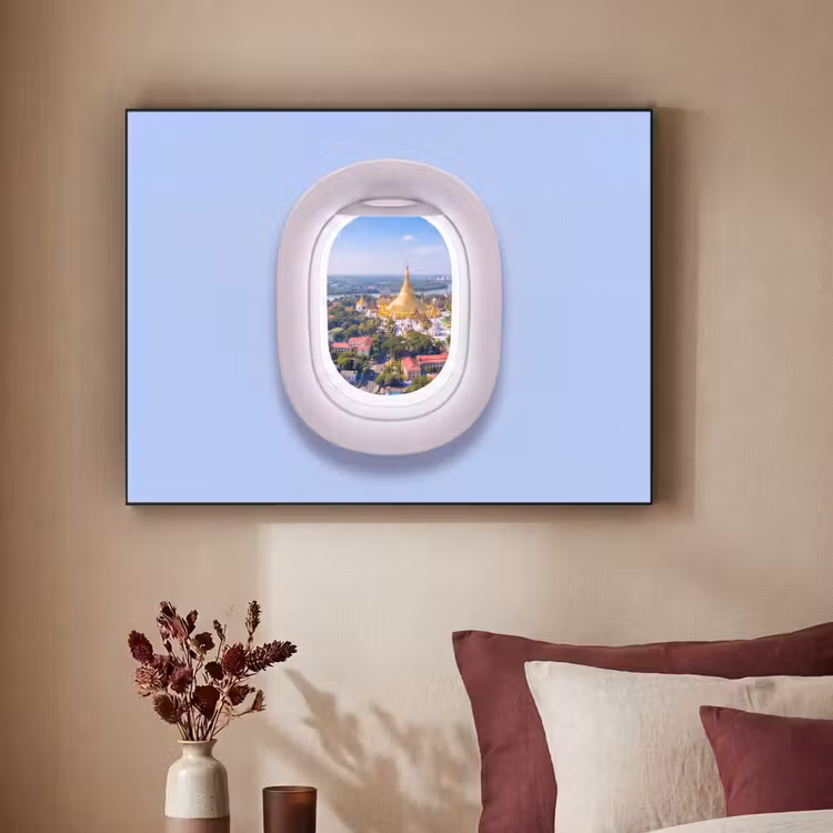 Art Frame - Pagode - Stad - Uitzicht — 3