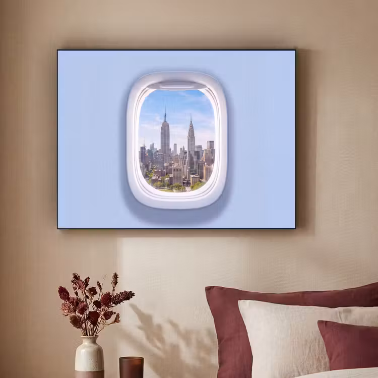 Art Frame - Stad - Vliegtuig - Uitzicht — 3