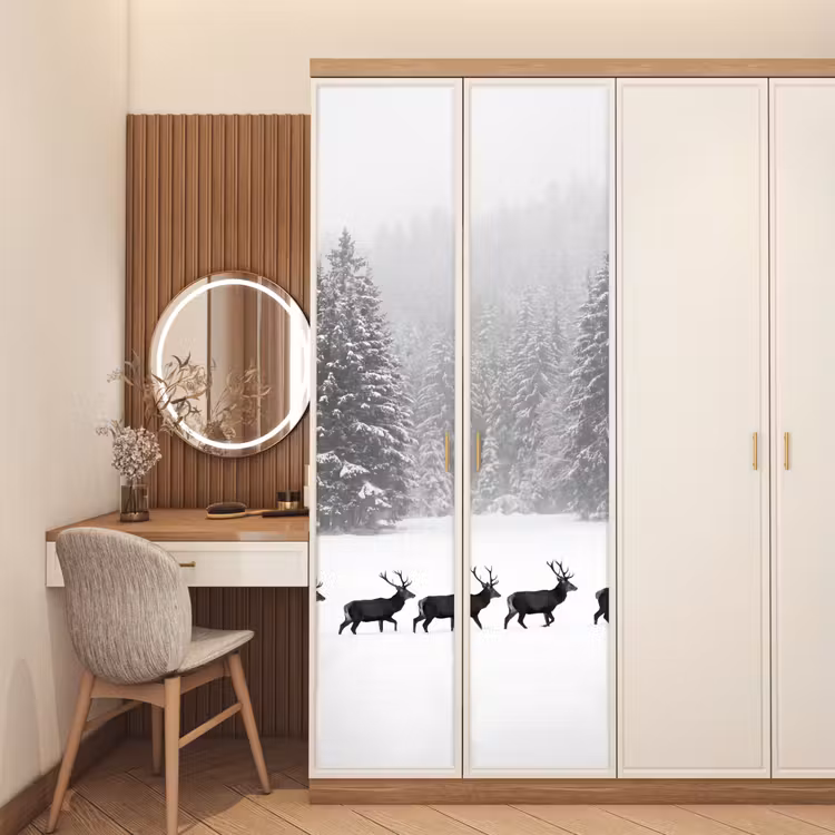 Deursticker - Natuur - Bos - Winter — 5