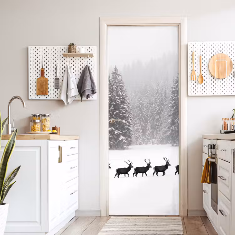 Deursticker - Natuur - Bos - Winter — 7