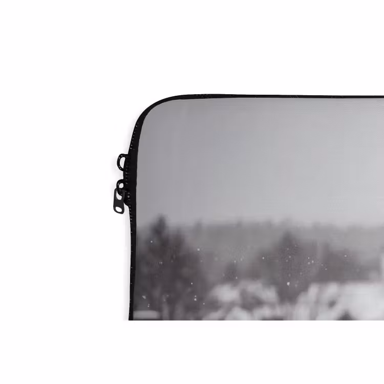 Laptophoes - Kerstman - Dak - Sneeuw — 5