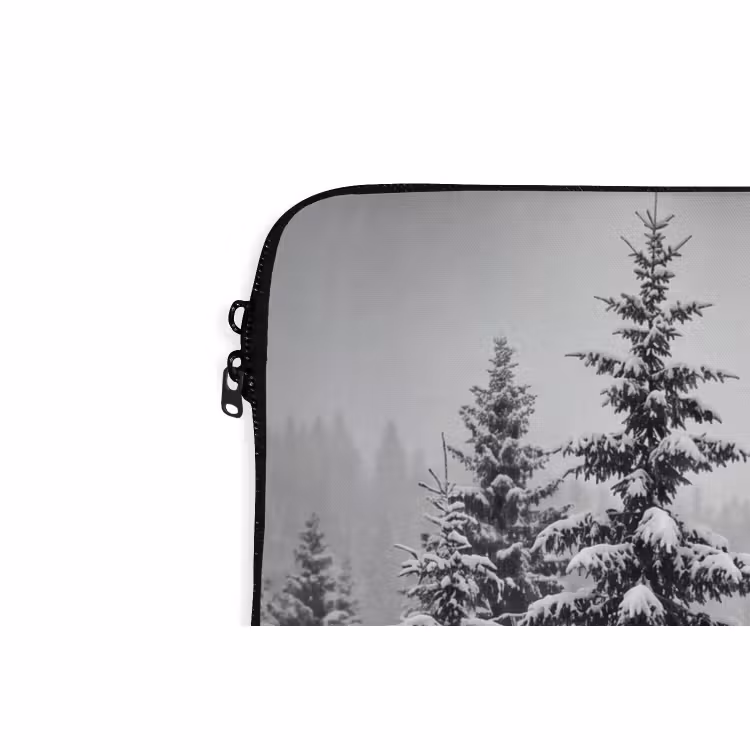 Laptophoes - Bomen - Sneeuw - Natuur — 5