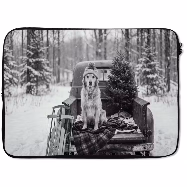 Laptophoes - Hond - Muts - Winter — 1