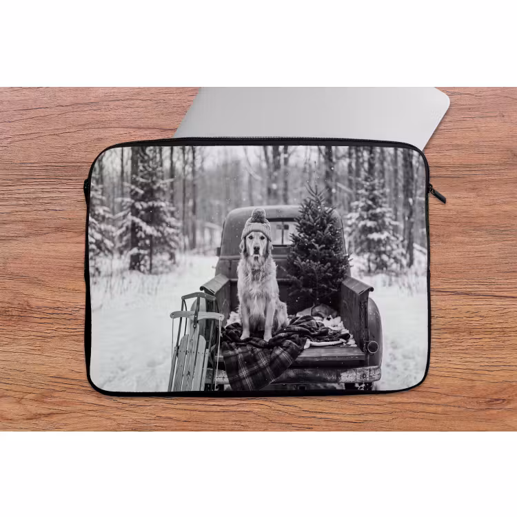 Laptophoes - Hond - Muts - Winter — 2