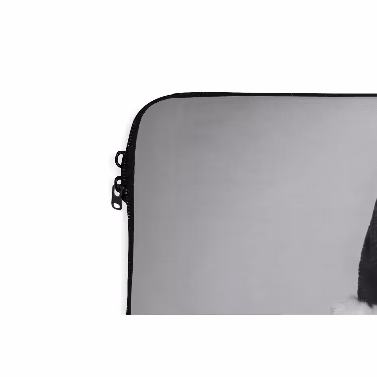 Laptophoes - Kerstman - Zwart-wit - Kerst — 5