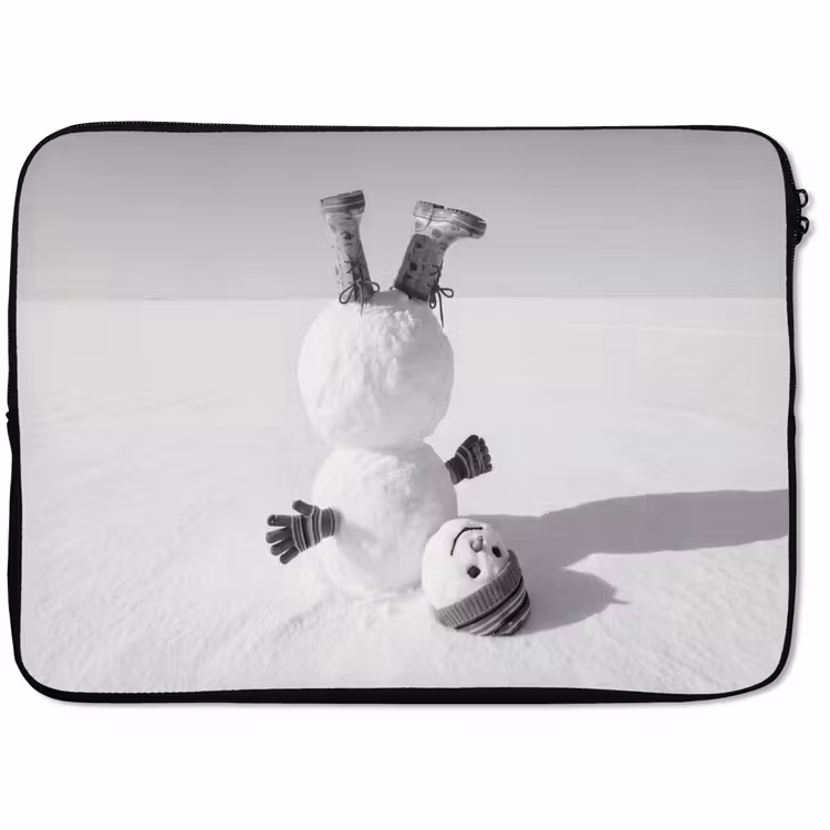Laptophoes - Sneeuwpop - Laarzen - Winter — 1