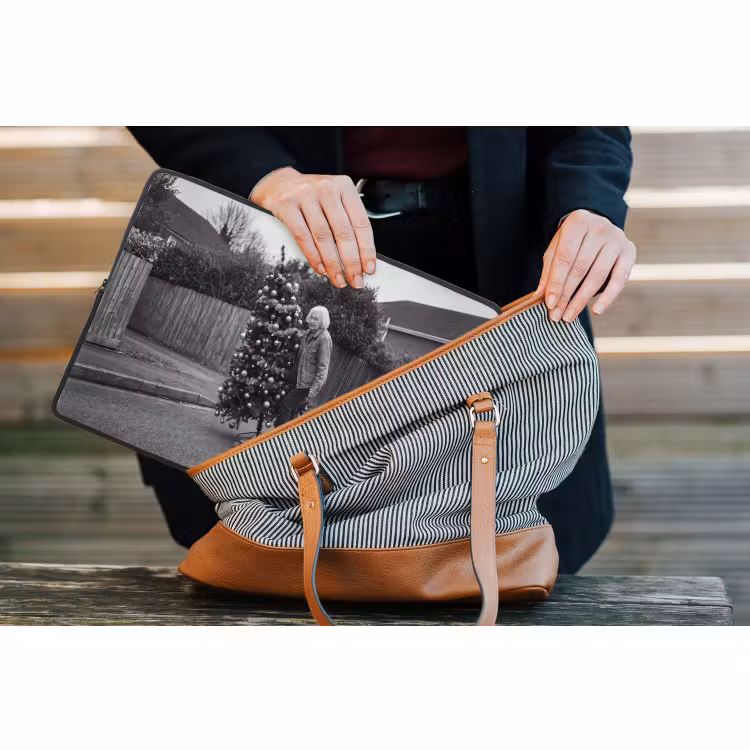 Laptophoes - Vrouw - Skateboard - Kerst — 4