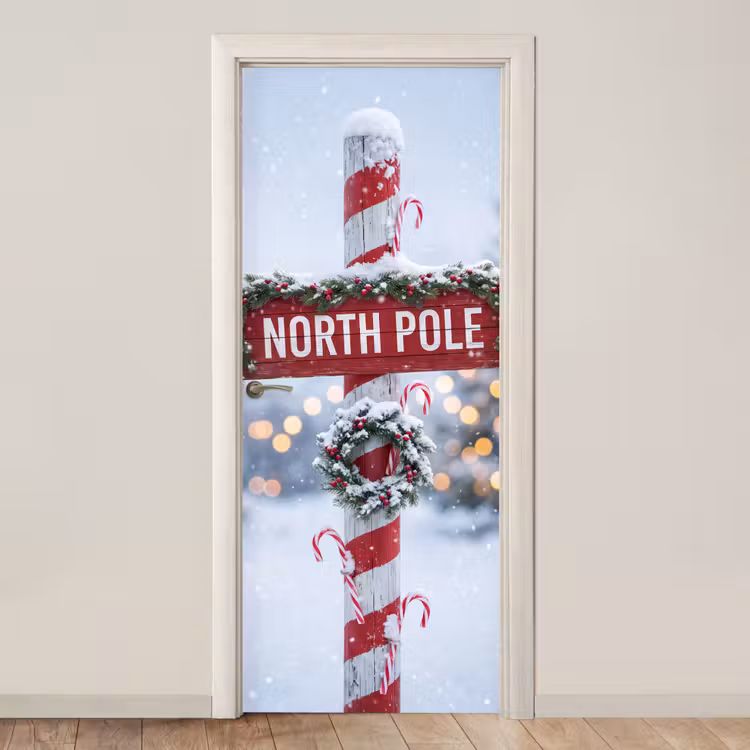 Deursticker - Kerst - Sneeuw - Winter — 1