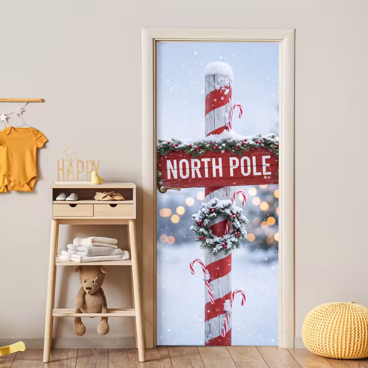 Deursticker - Kerst - Sneeuw - Winter — 6