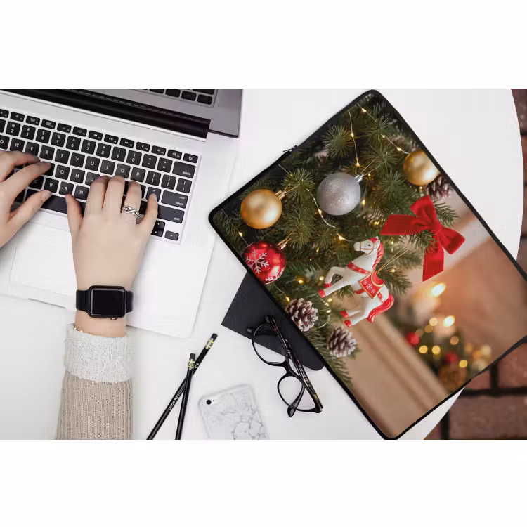 Laptophoes - Paard - Kerst - Decoratie — 3