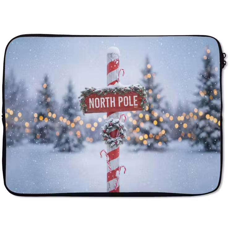 Laptophoes - Kerst - Sneeuw - Winter — 1