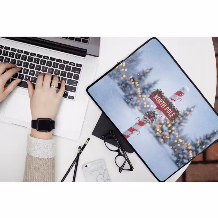 Laptophoes - Kerst - Sneeuw - Winter — 3